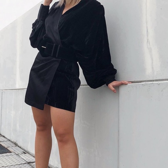 Zara contrasting mini dress - Picture 9 of 12